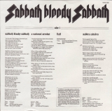 Black Sabbath - Sabbath Bloody Sabbath, inner sleeve front